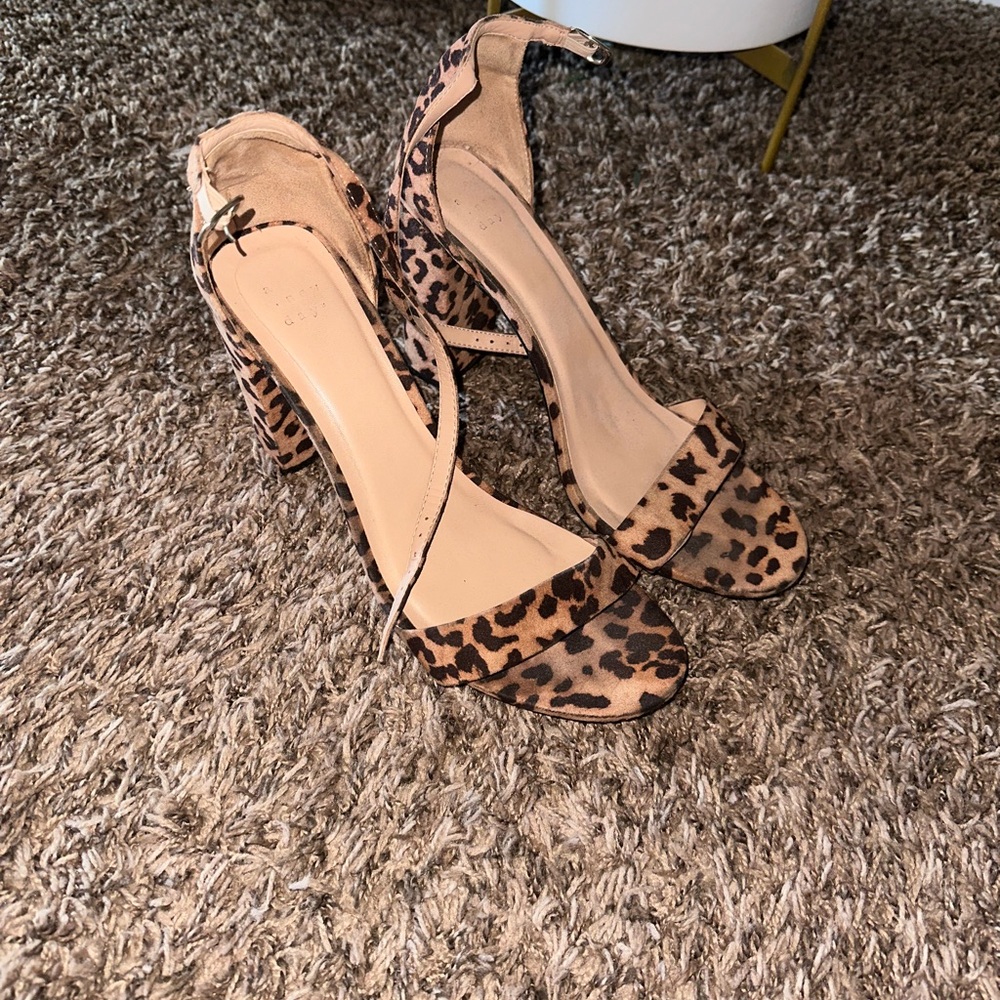 Leopard Print Women's Heels